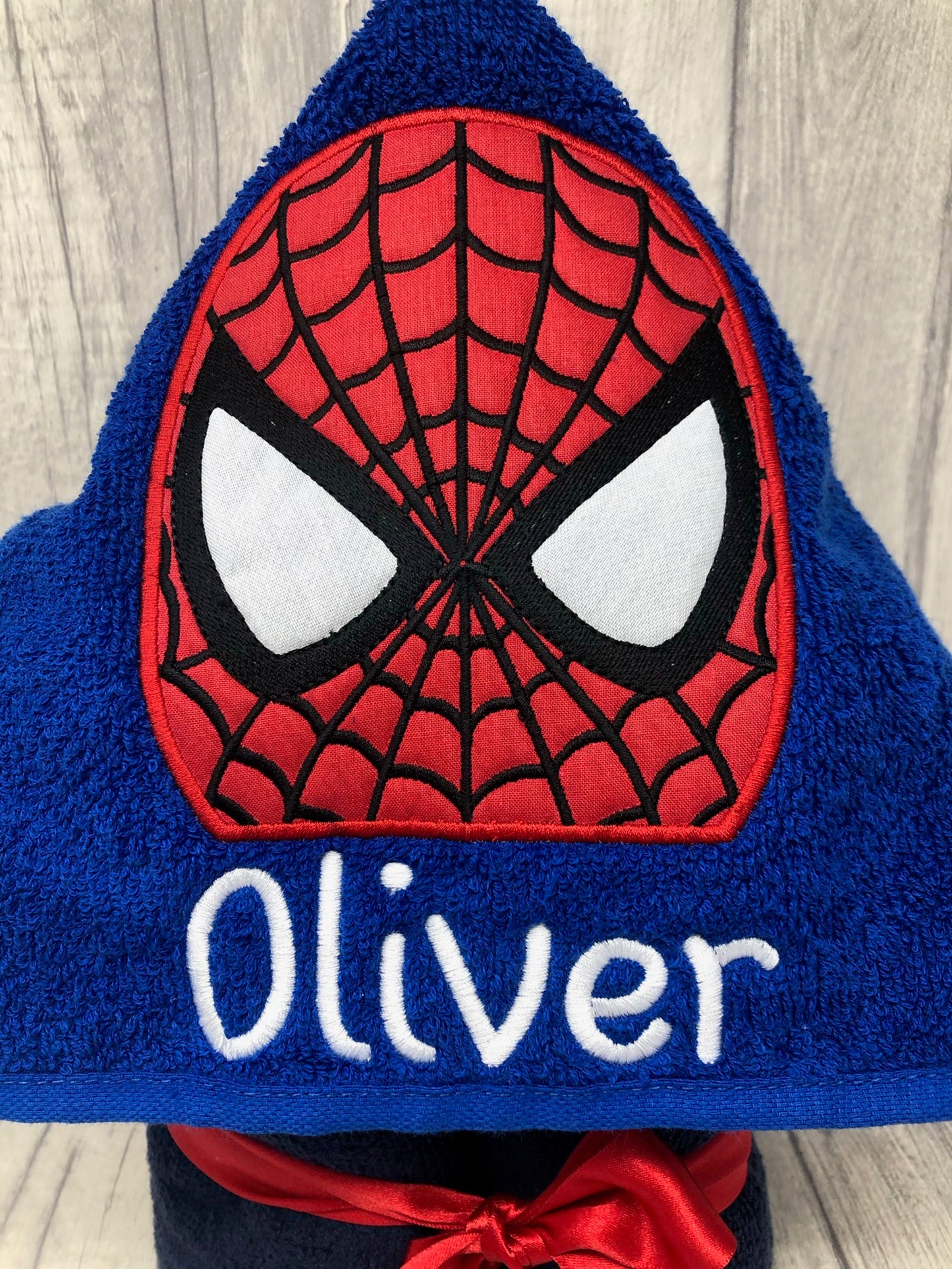 Spiderman hooded towel