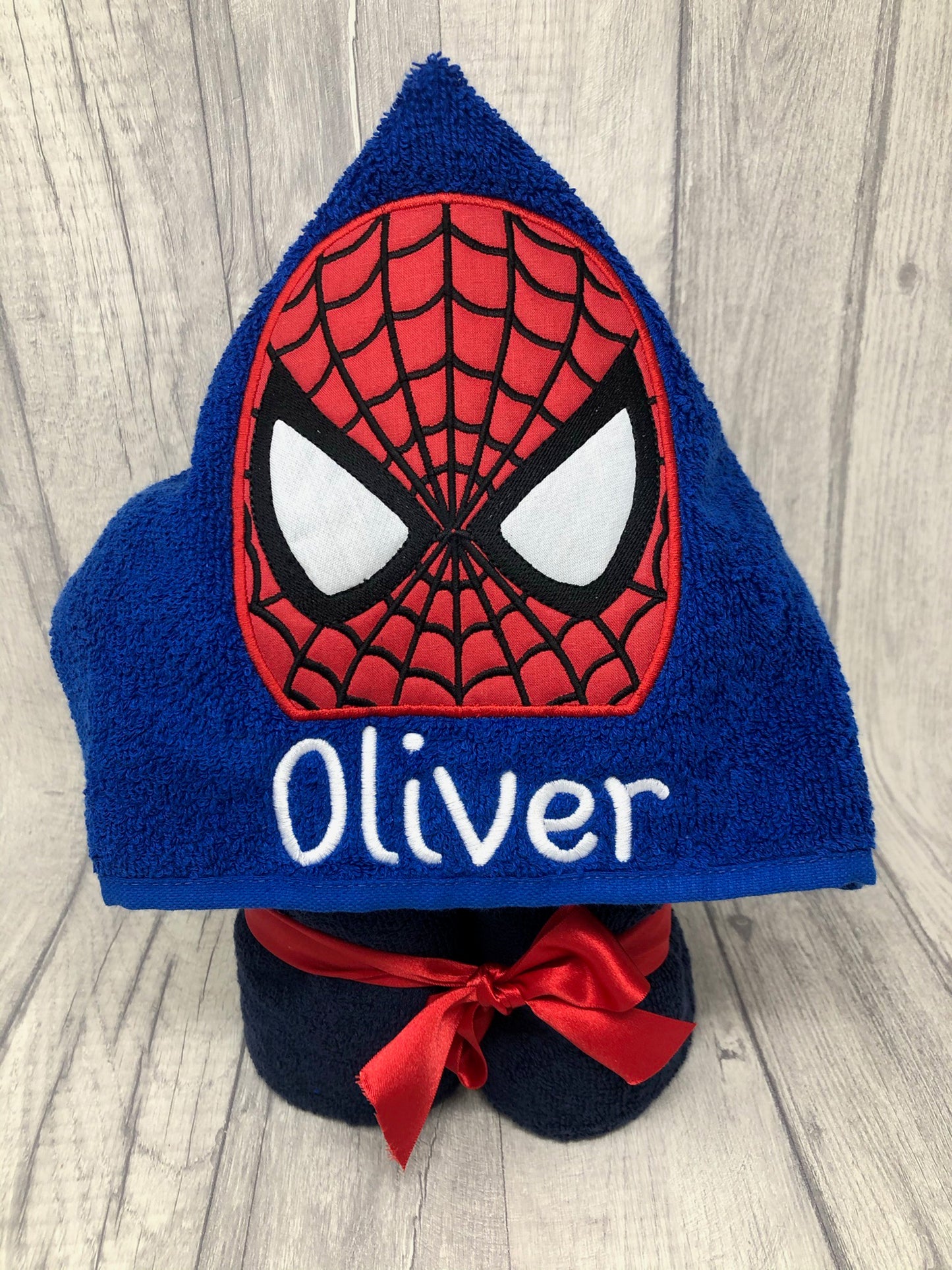 Spiderman hooded towel
