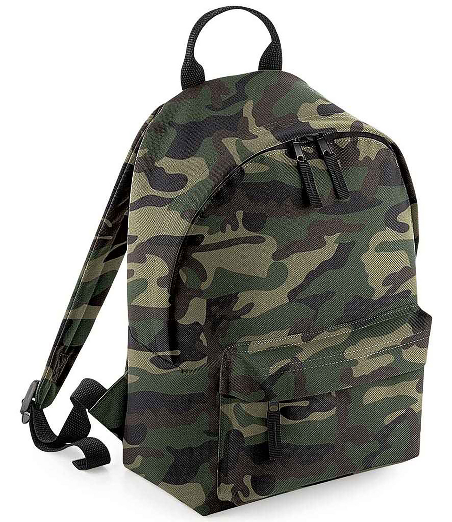 a backpack with a camo pattern on it