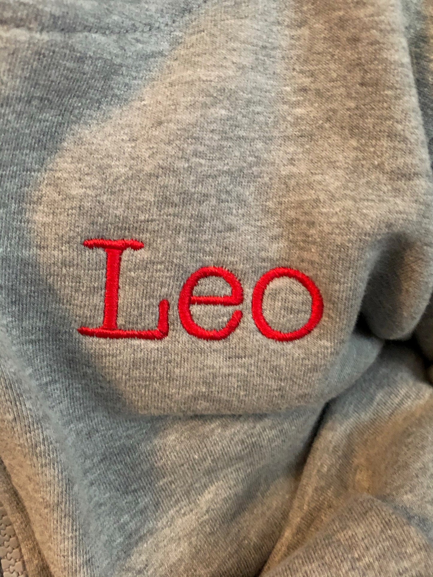 Personalised Zip Up Hoodies Kids