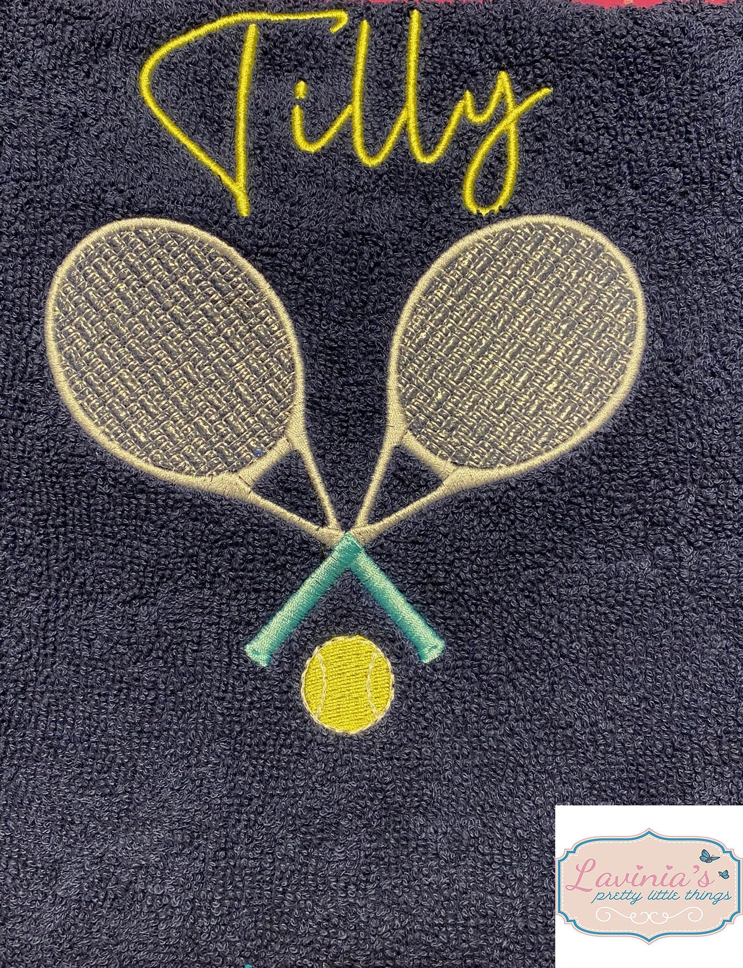 Tennis Ball Racket Sports Towel