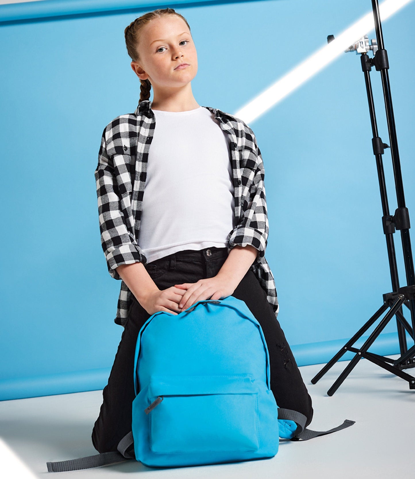 Personalised Crayon Design Embroidered Backpack