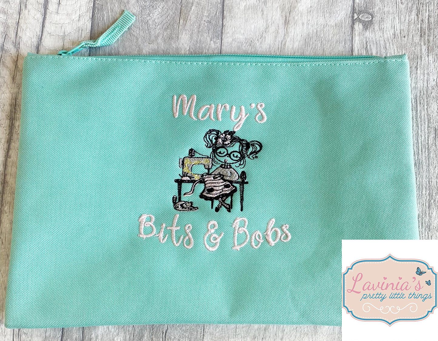 Personalised Sewing Bag Pouch