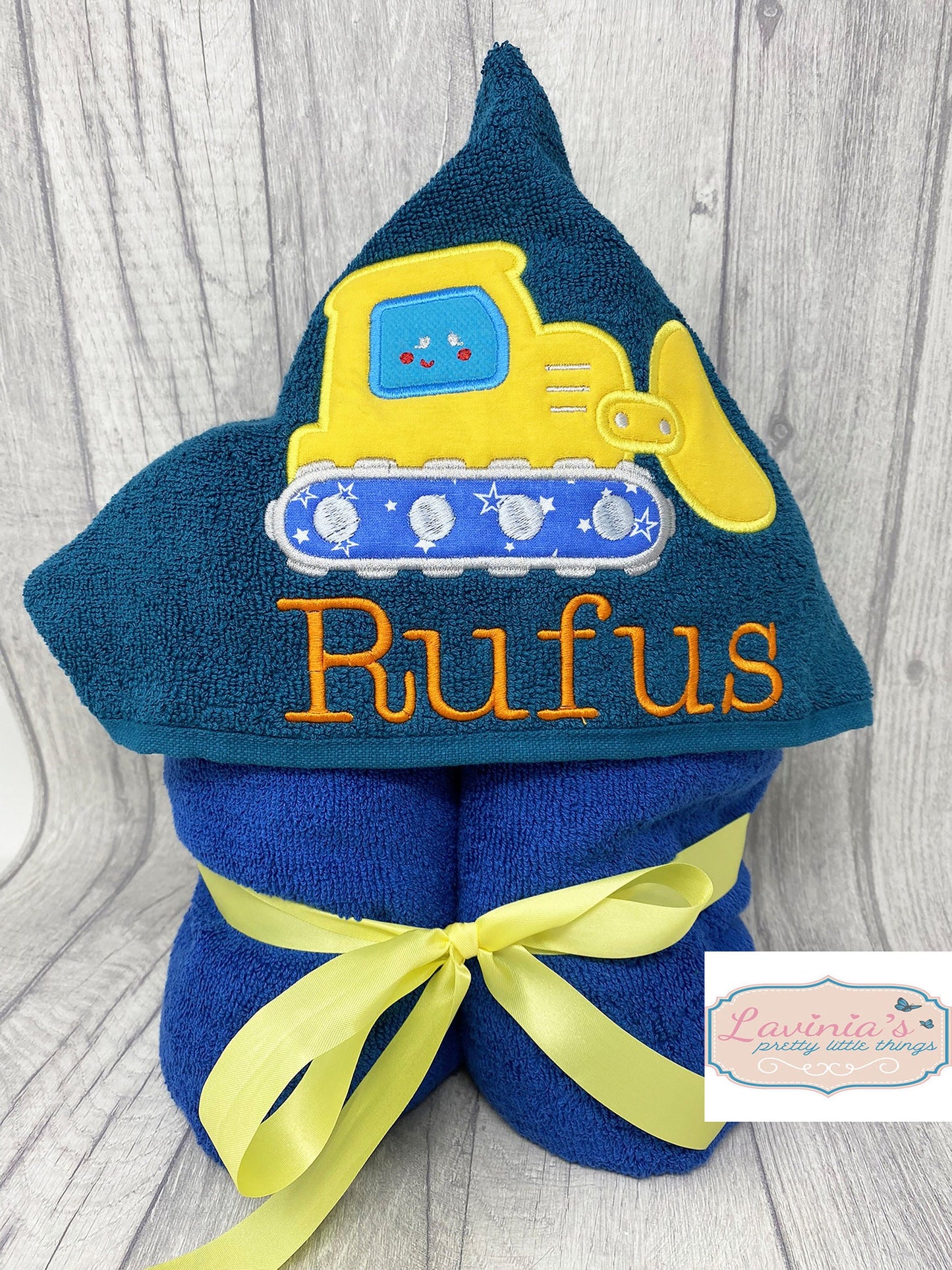 Personalised Kids Hooded custom made Towel