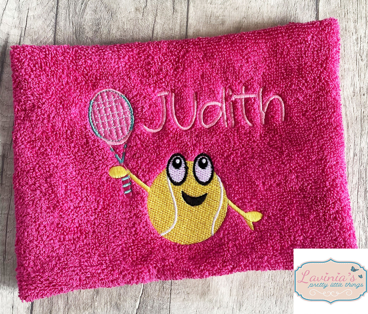 Personalised Funny Tennis Ball Towel
