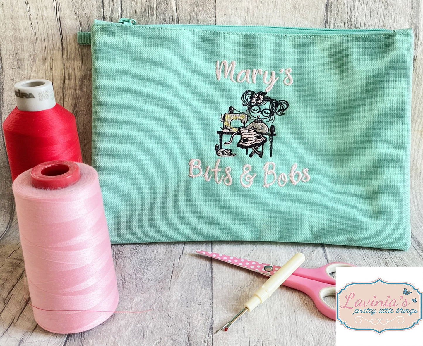Personalised Sewing Bag Pouch