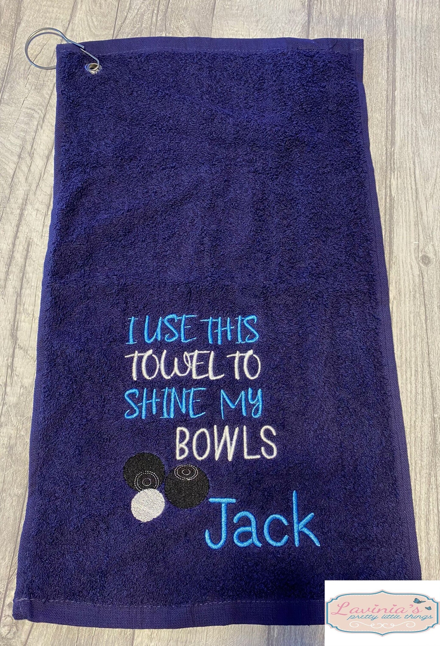 I use this towel to shine my balls towel