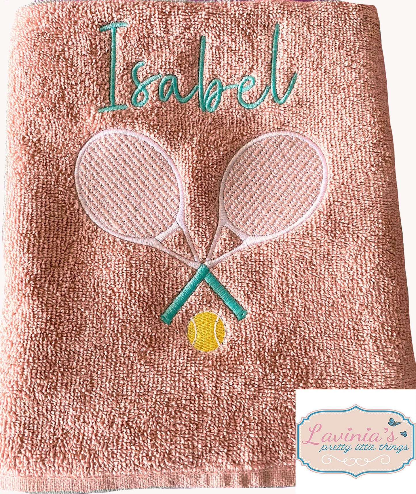 Tennis Ball Racket Sports Towel