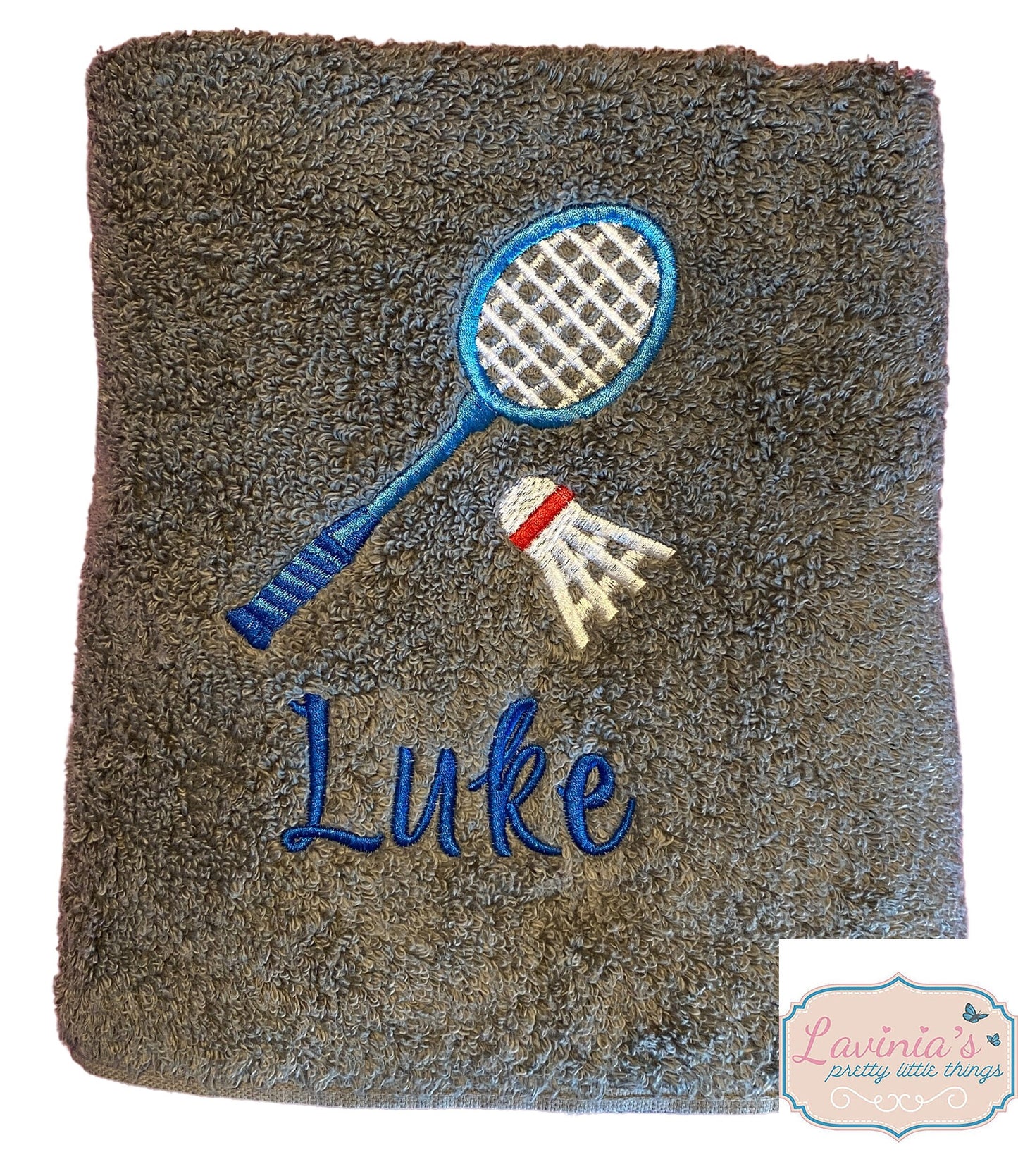Personalised Badminton Sports Towel