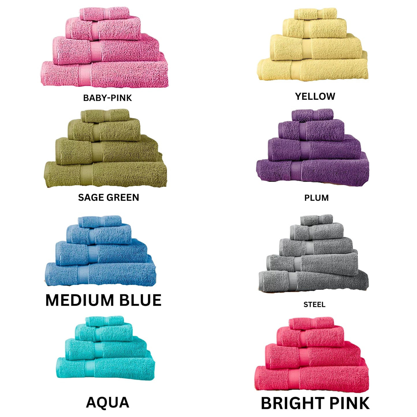 Personalised Wedding embroidered Gift Towels