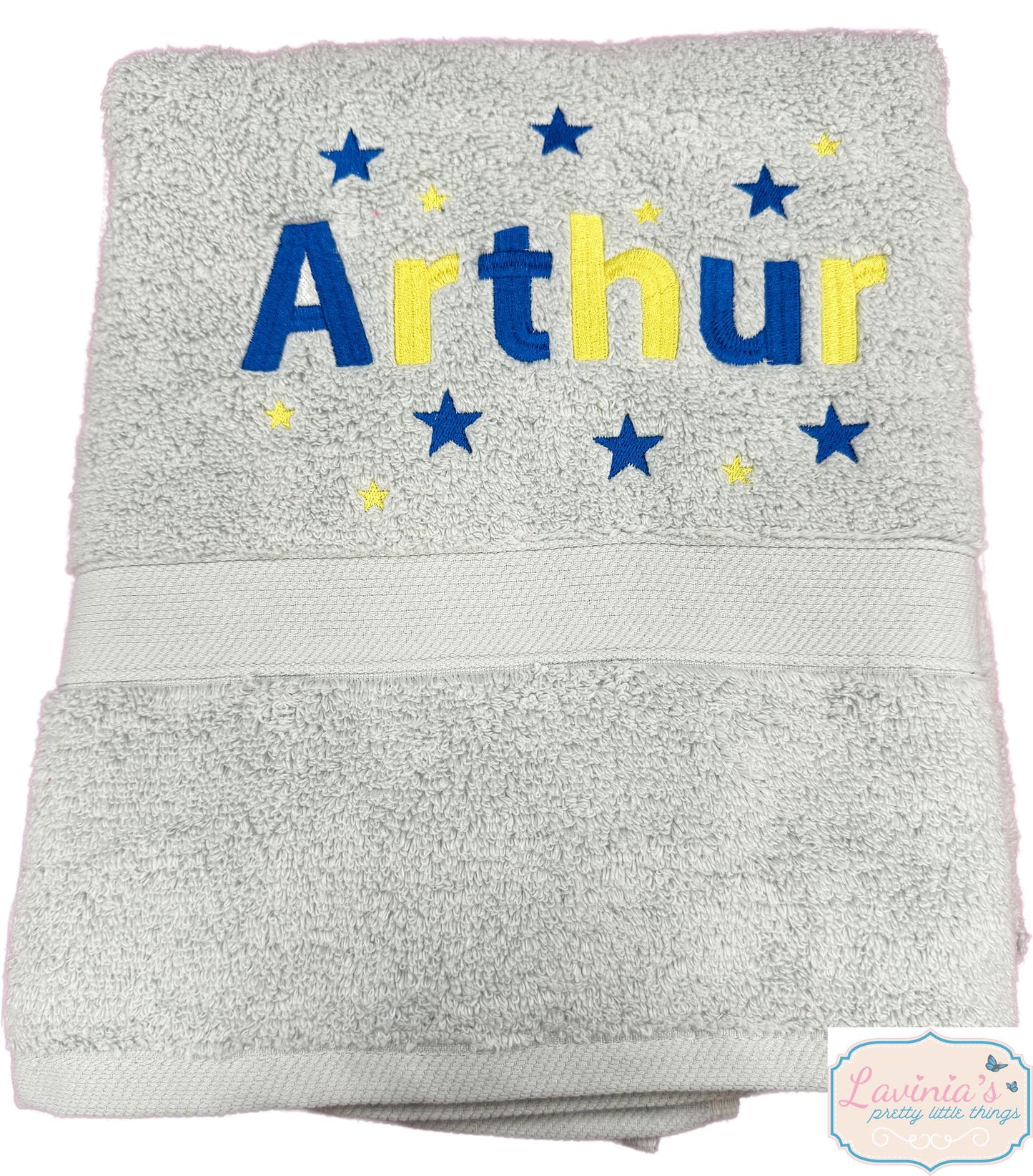 Personalised Boys Swimming Towel