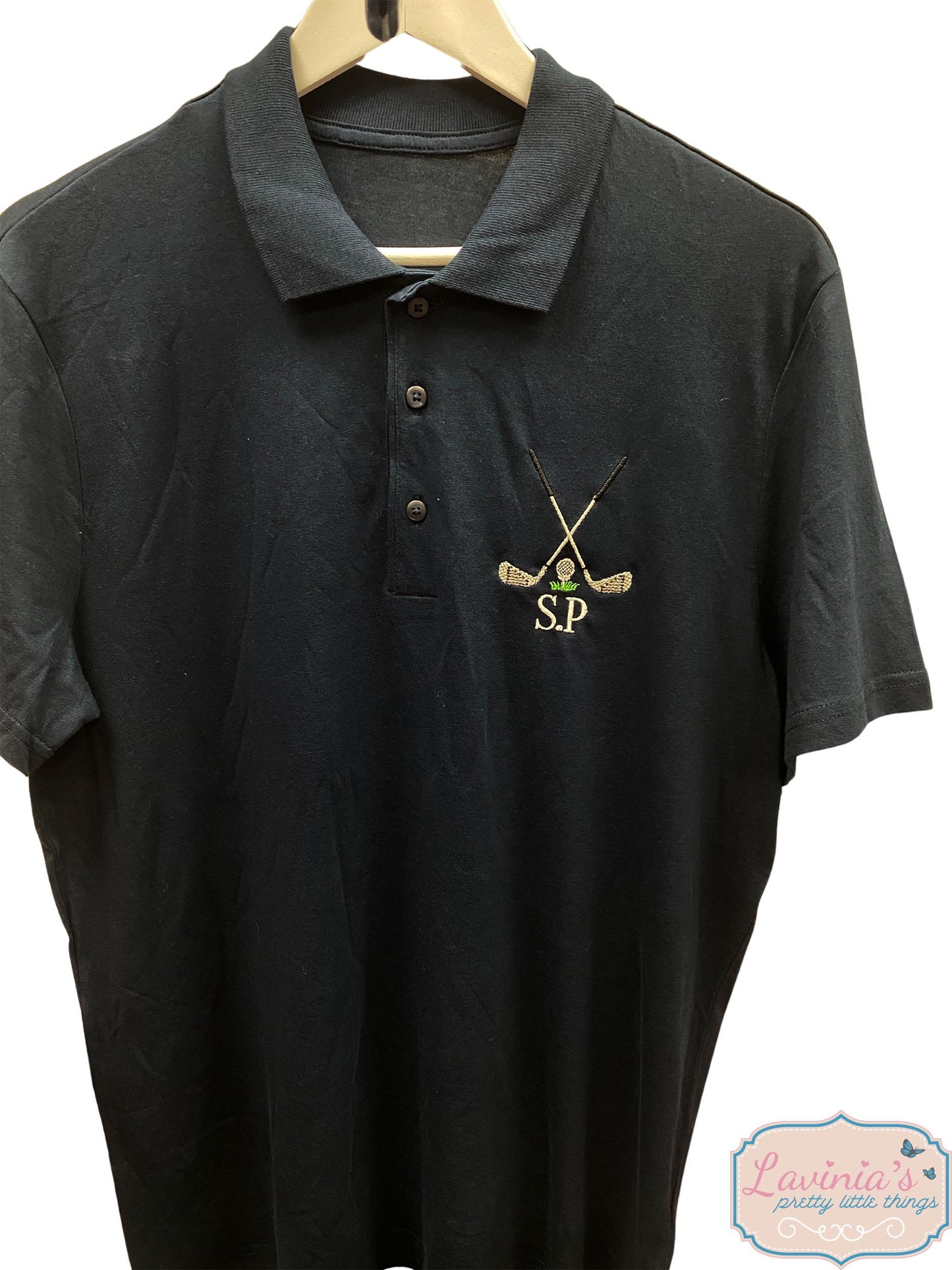 Mens Personalised Golf Polo Shirt