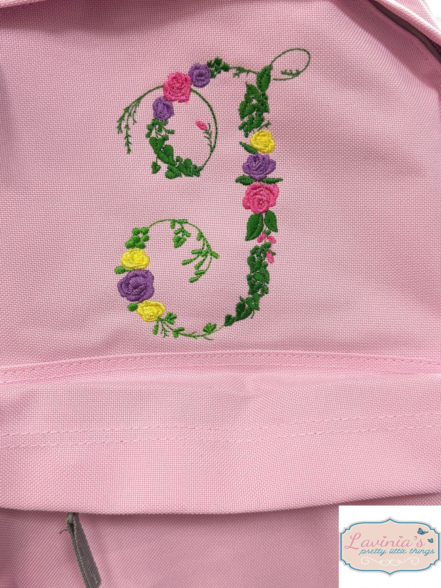 Personalised Flower Backpack with Name