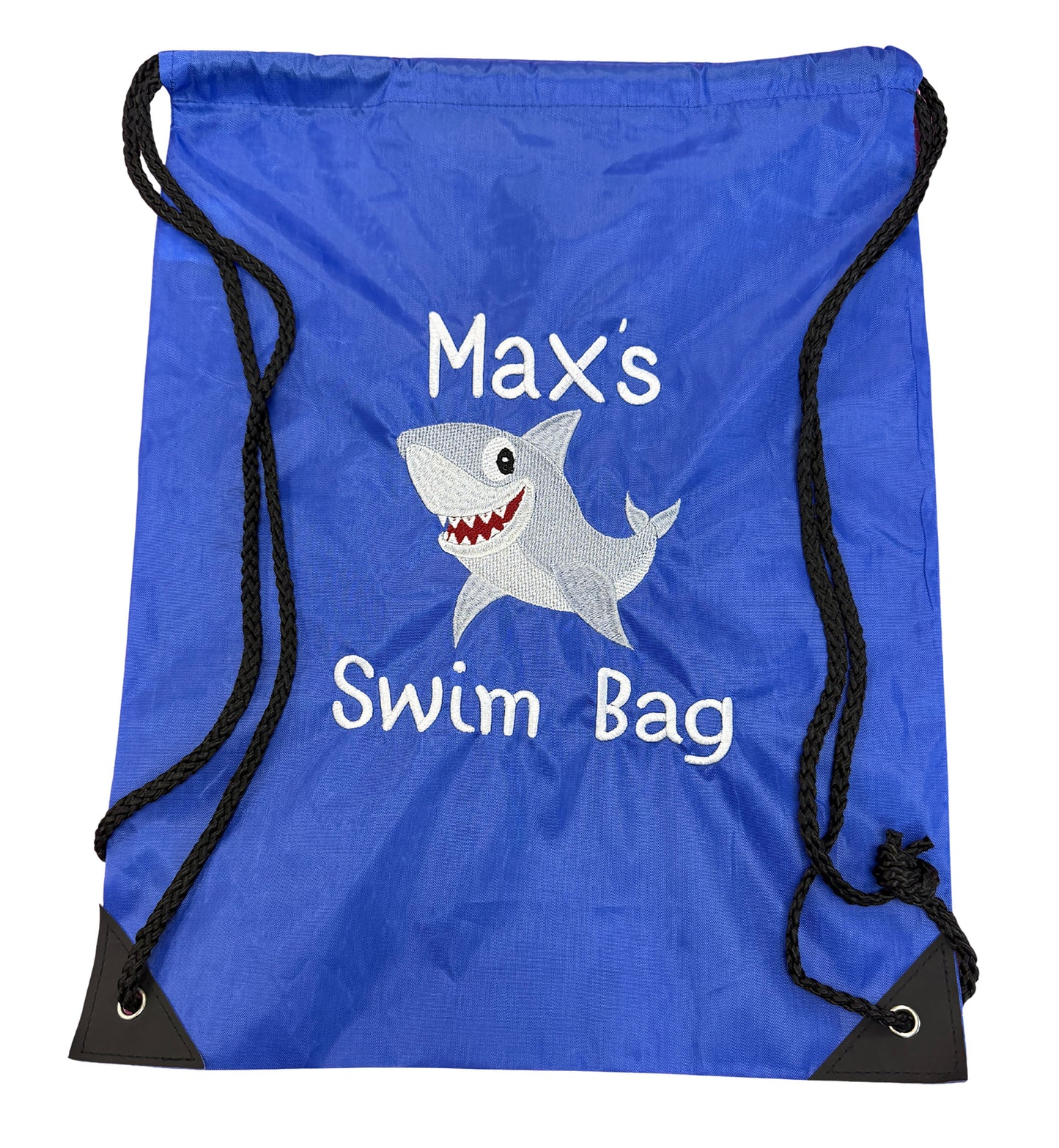 Personalised Shark Design Kids PE Bag Embroidered Gym Bag