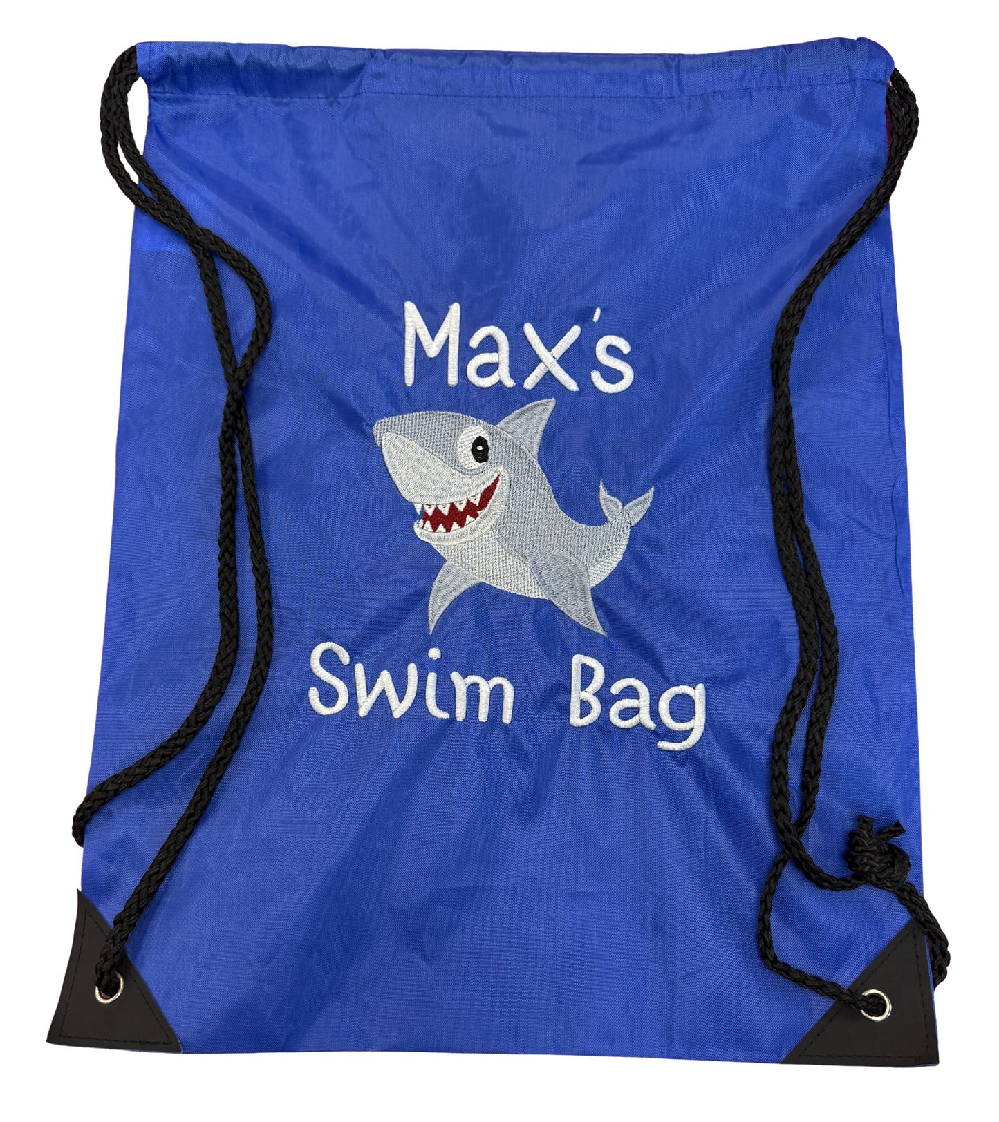 Personalised Shark Design Kids PE Bag Embroidered Gym Bag