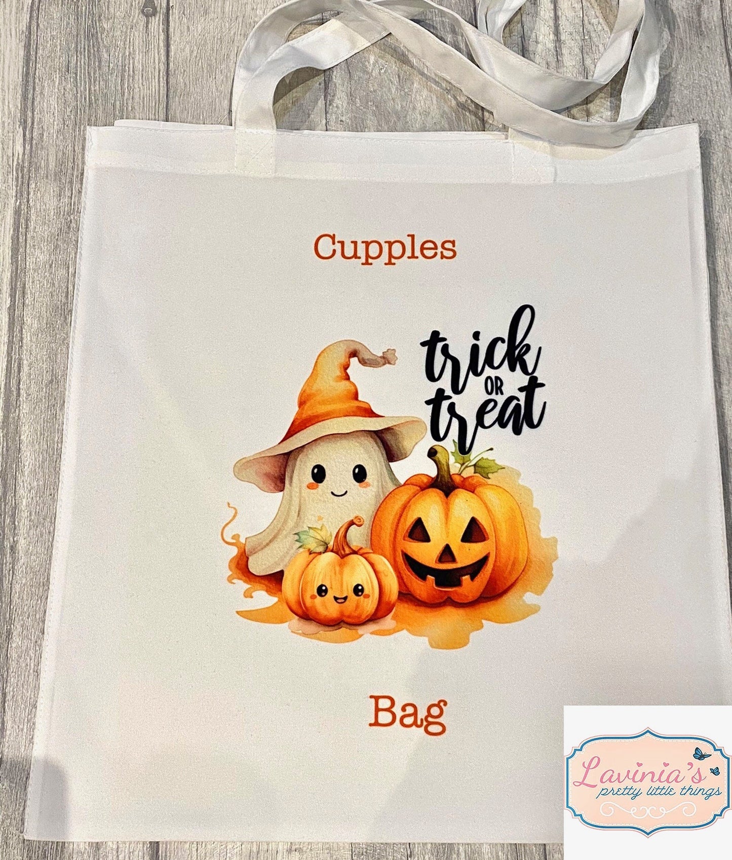 Trick or treat tote bag