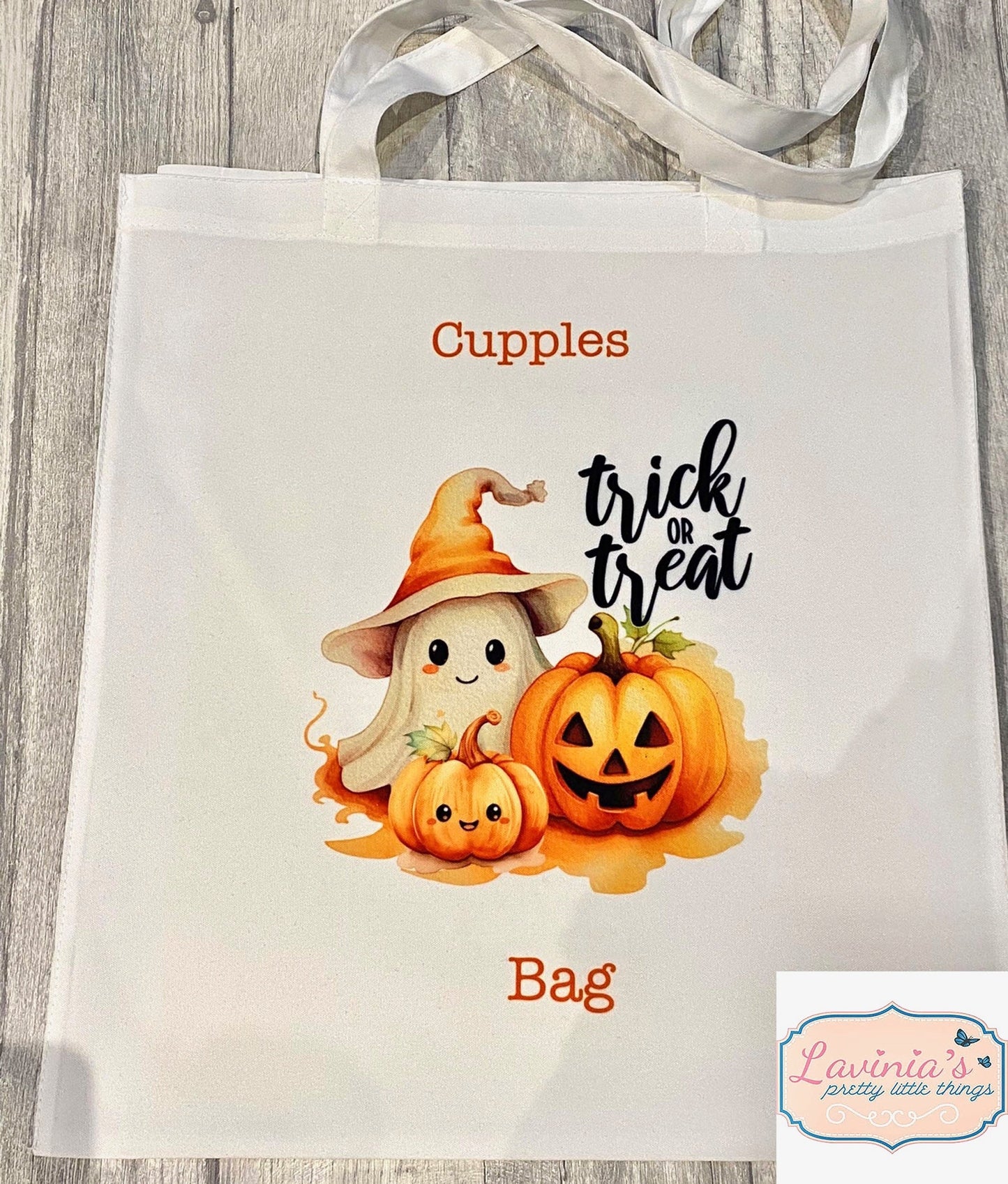 Trick or treat tote bag