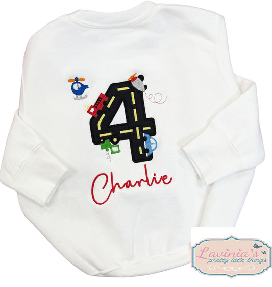 personalised-boys-birthday-cars-number-jumper-tshirt-sweatshirt-embroidered-jumper