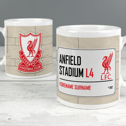 a close up of two coffee mugs on a table