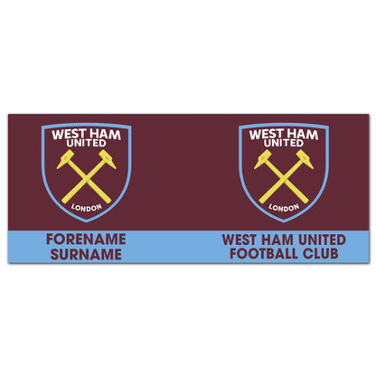 west ham united and west ham united football club crests