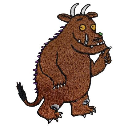 a brown bear with horns and horns on it's head