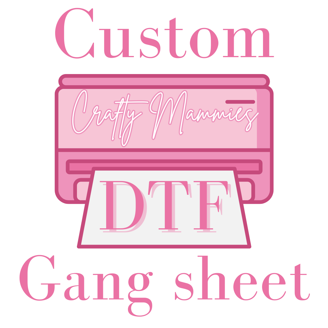 Custom DTF Transfer Sheets