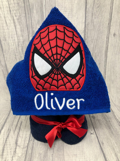 Spiderman hooded towel