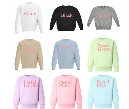 Personalised name sweatshirt