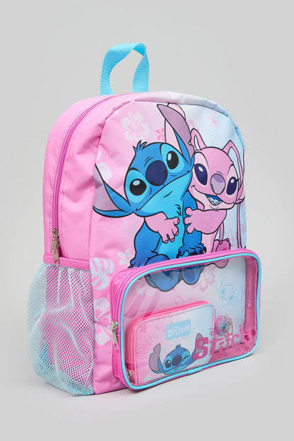Stitch & Angel Schoolbag