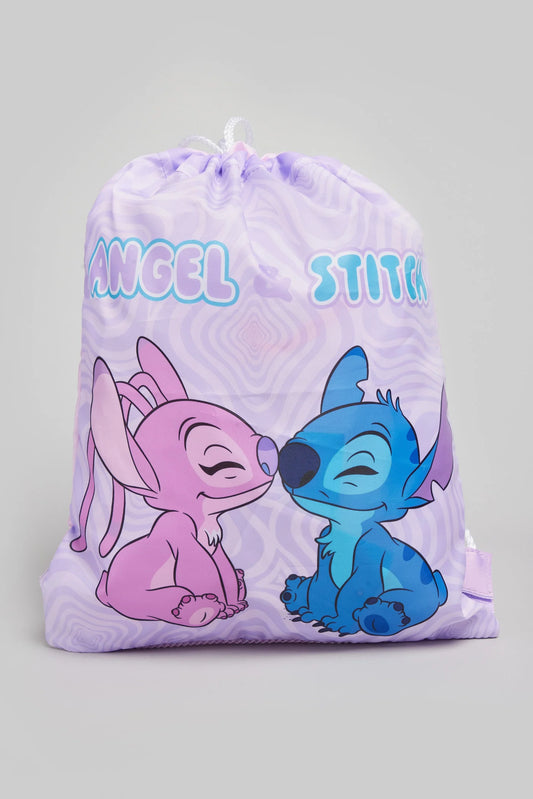 Angel & Stitch drawstring trainer bag