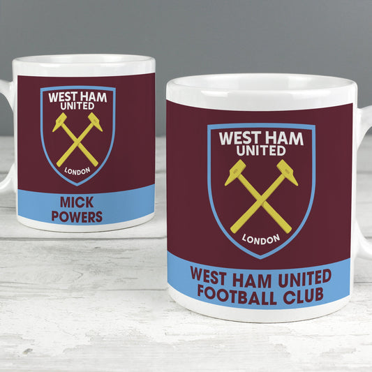 two mugs of west ham united football club