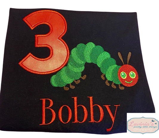 Personalised-caterpillar-birthday-t-shirt-embroidered-caterpillar-top-gifts-for-kids