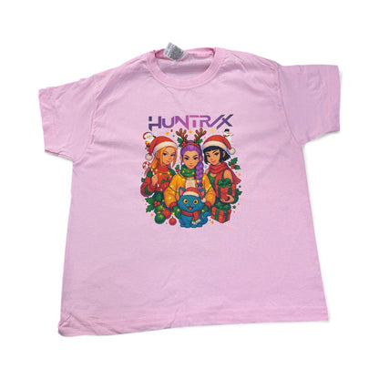 Christmas Huntrix Girls printed t-shirt, K-Pop T-Shirt