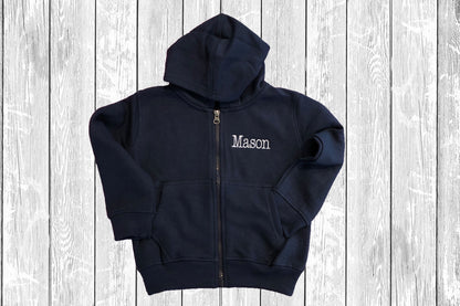 Personalised Zip Up Hoodies Kids