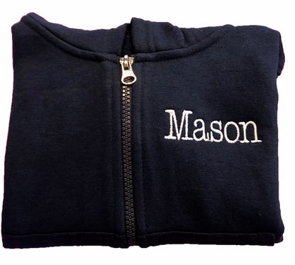 Personalised Zip Up Hoodies Kids