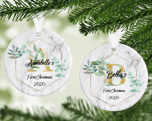 Personalised Baby's First Christmas Bauble