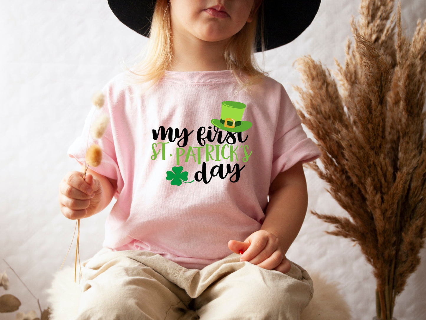 My First St Patrick's Day T-Shirt Saint Patricks Day Outfit Unisex Kids Outfit