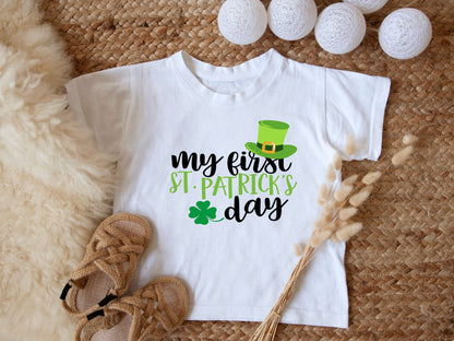 My First St Patrick's Day T-Shirt Saint Patricks Day Outfit Unisex Kids Outfit