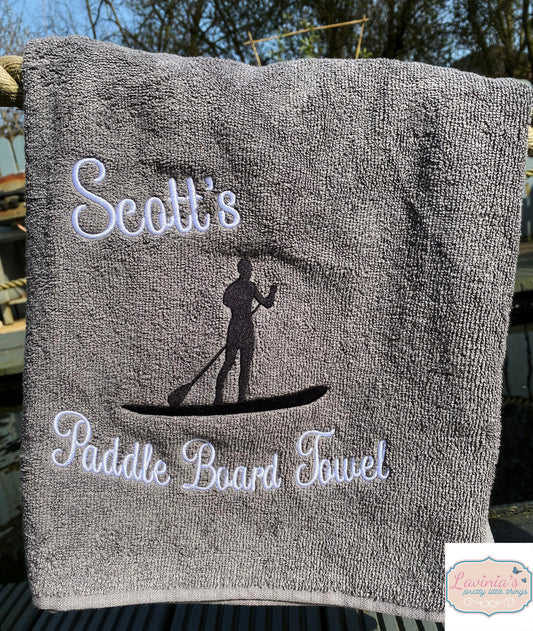 Personalised Paddle Board Towel