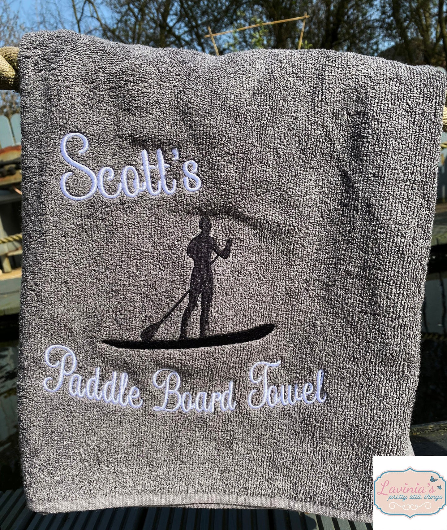 Personalised Paddle Board Towel