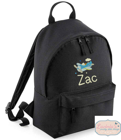 Personalised Children's Aeroplane Backpack