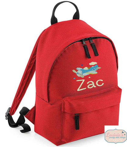 Personalised Children's Aeroplane Backpack