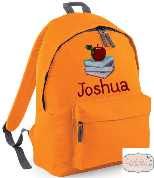 Bookworm Caterpillar Design Backpack