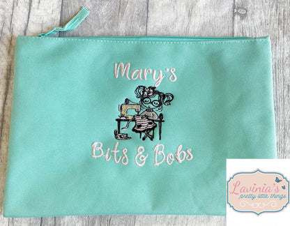Personalised Sewing Bag Pouch