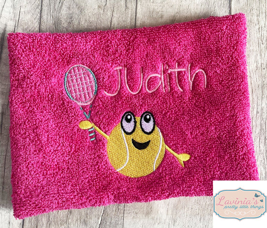 Personalised Funny Tennis Ball Towel