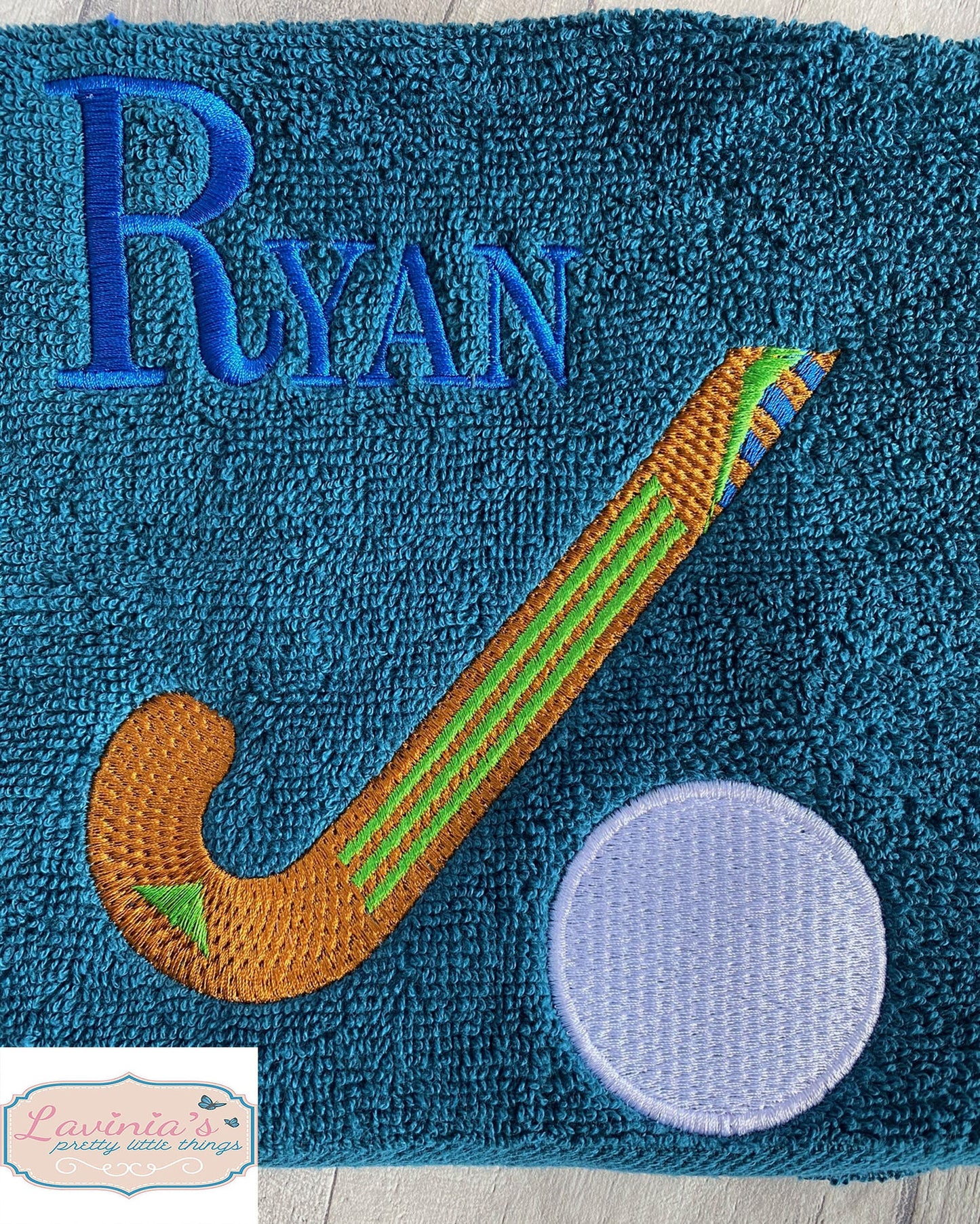 Personalised Hockey Sports Towel