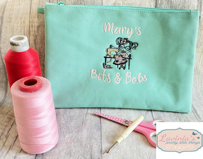Personalised Sewing Bag Pouch