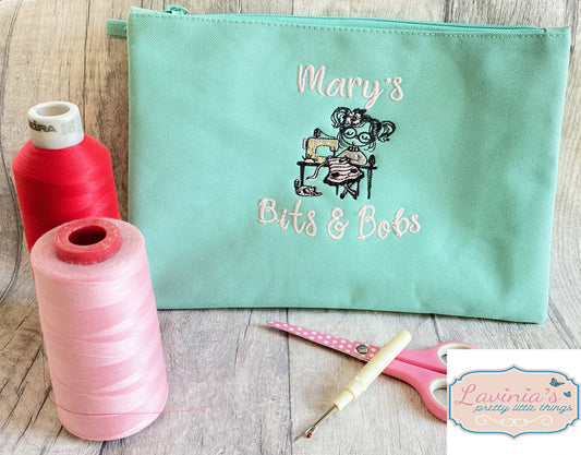 Personalised Sewing Bag Pouch
