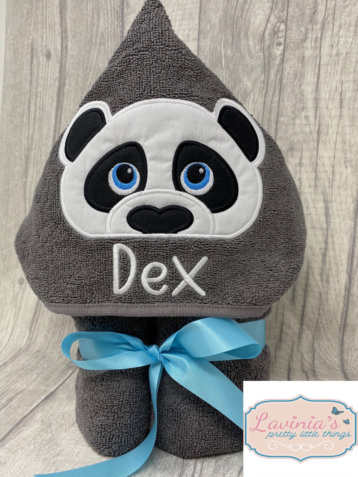 Personalised Kids Hooded custom made Towel