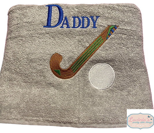 Personalised Hockey Sports Towel